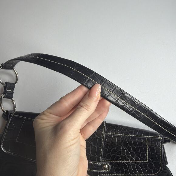 Rare Vintage Y2K 90s FUBU Small Purse Shoulder Bag Deadstock Mc Bling Snakeskin - Picture 6 of 14